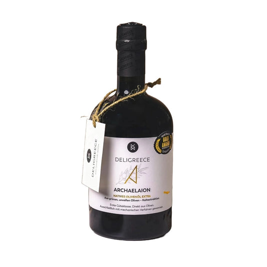 Archaelaion - Extra natives Olivenöl aus unreifen Oliven - Jahrgangsernte 2023