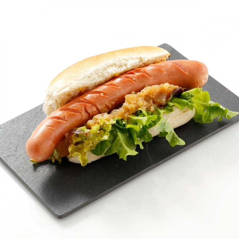 Hotdog mit einem Chutney von Alessio Brusadin