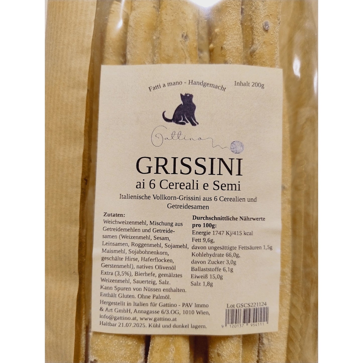 Grissini 6 cereali e semi
