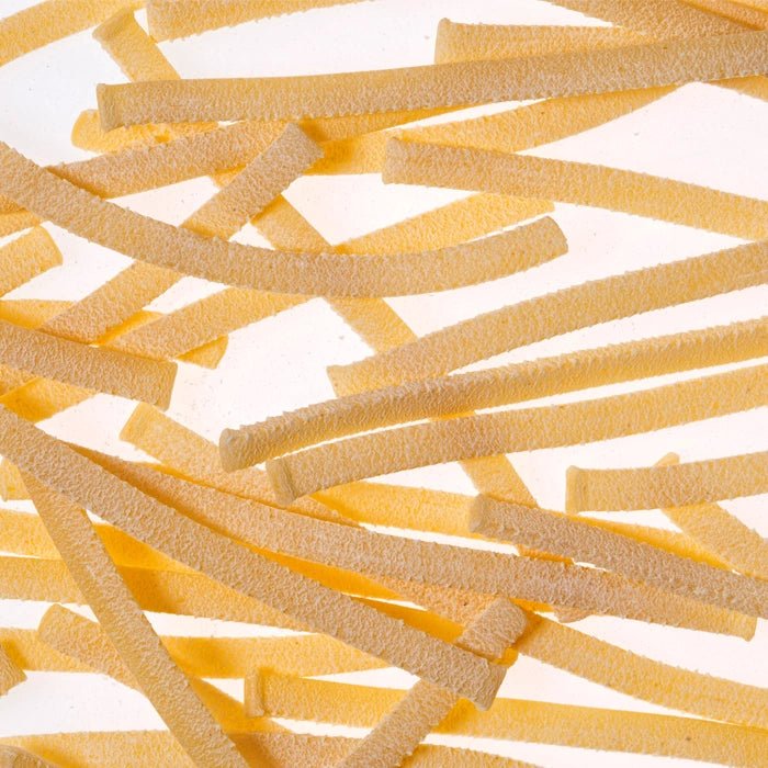 Nahaufnahme von Scialatielli Pasta