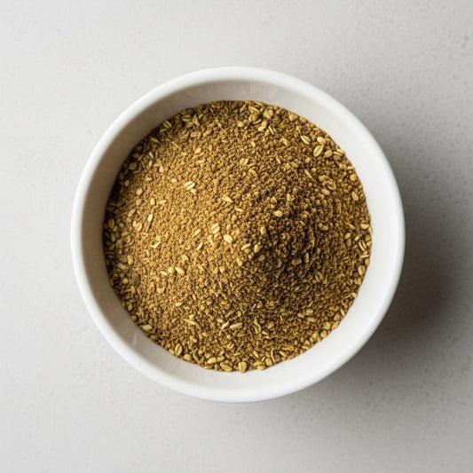 Eine Schale mit der Zaatar Gewürzmischung von Gattino