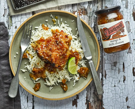 Sticky Hot Mango Chicken