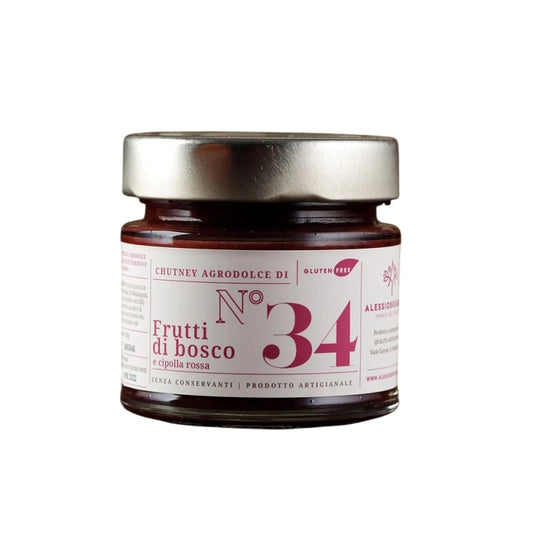 Chutney von Alessio Brusadin aus Waldbeeren und roten Zwiebeln