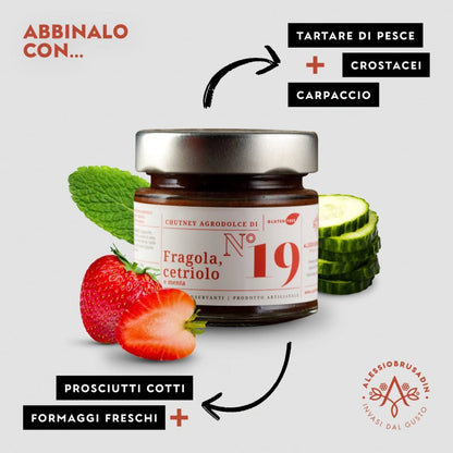 Chutney di Fragola, Cetriolo e Menta
