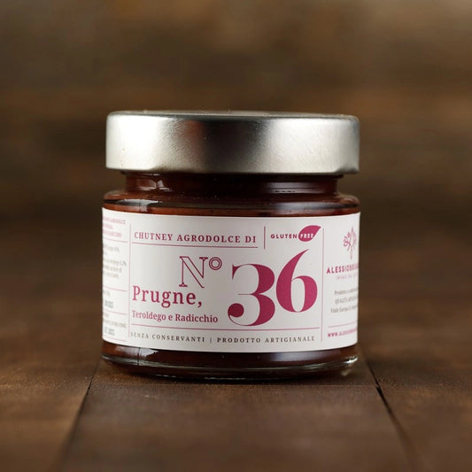 Chutney von Alessio Brusadin mit Pflaumen, Radicchio und Teroldego-Wein