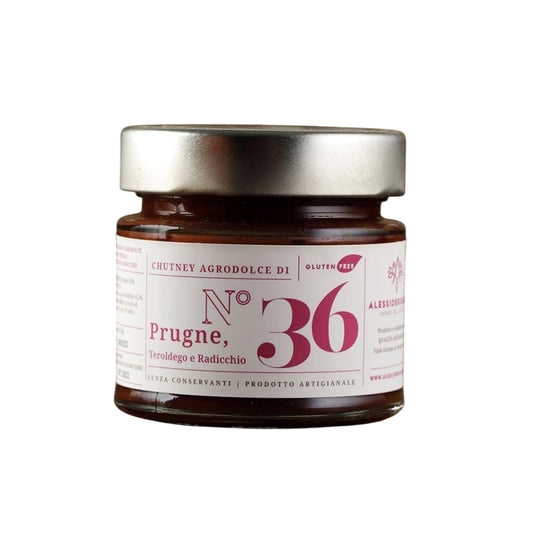 Chutney von Alessio Brusadin mit Pflaumen, Radicchio und Teroldego-Wein