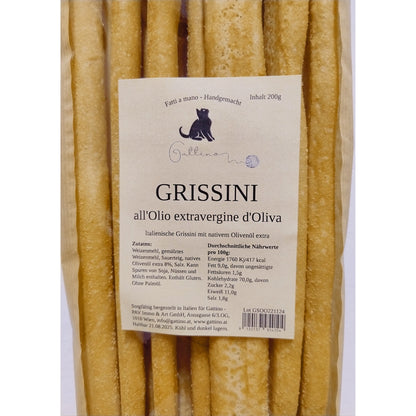 Grissini all'Olio extravergine d'Oliva