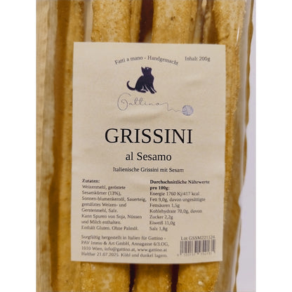 Grissini al sesamo