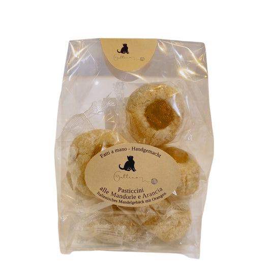 Gattino Pasticcini alle Mandorle e Arancia