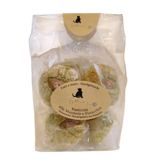 Gattino Pasticcini alle Mandorle e Pistacchio