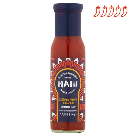 Scorpion Pepper & Passion Hot Pepper Sauce von MAHI