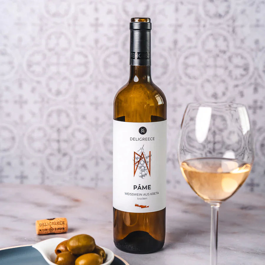 "Páme" - Trockener Weißwein aus Kreta